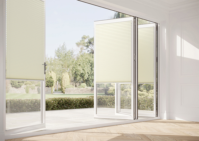 Solaris, Creme - Stick Fit Pleated Blind - Image 12